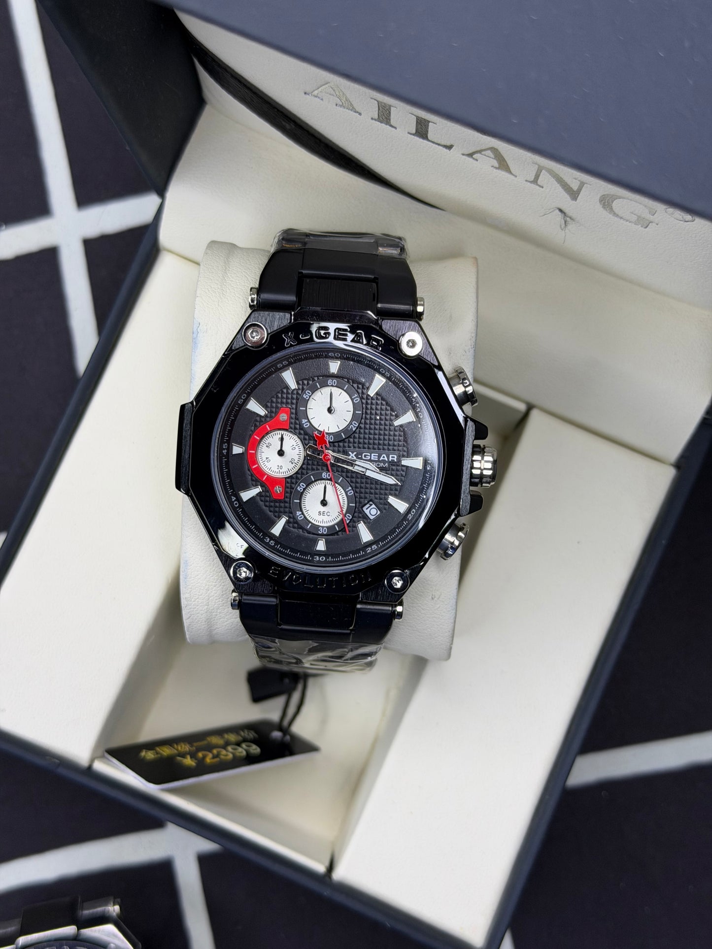 X Gear Men’s Stainless Steel Bracelet Watch – Premium Heavyweight Edition
