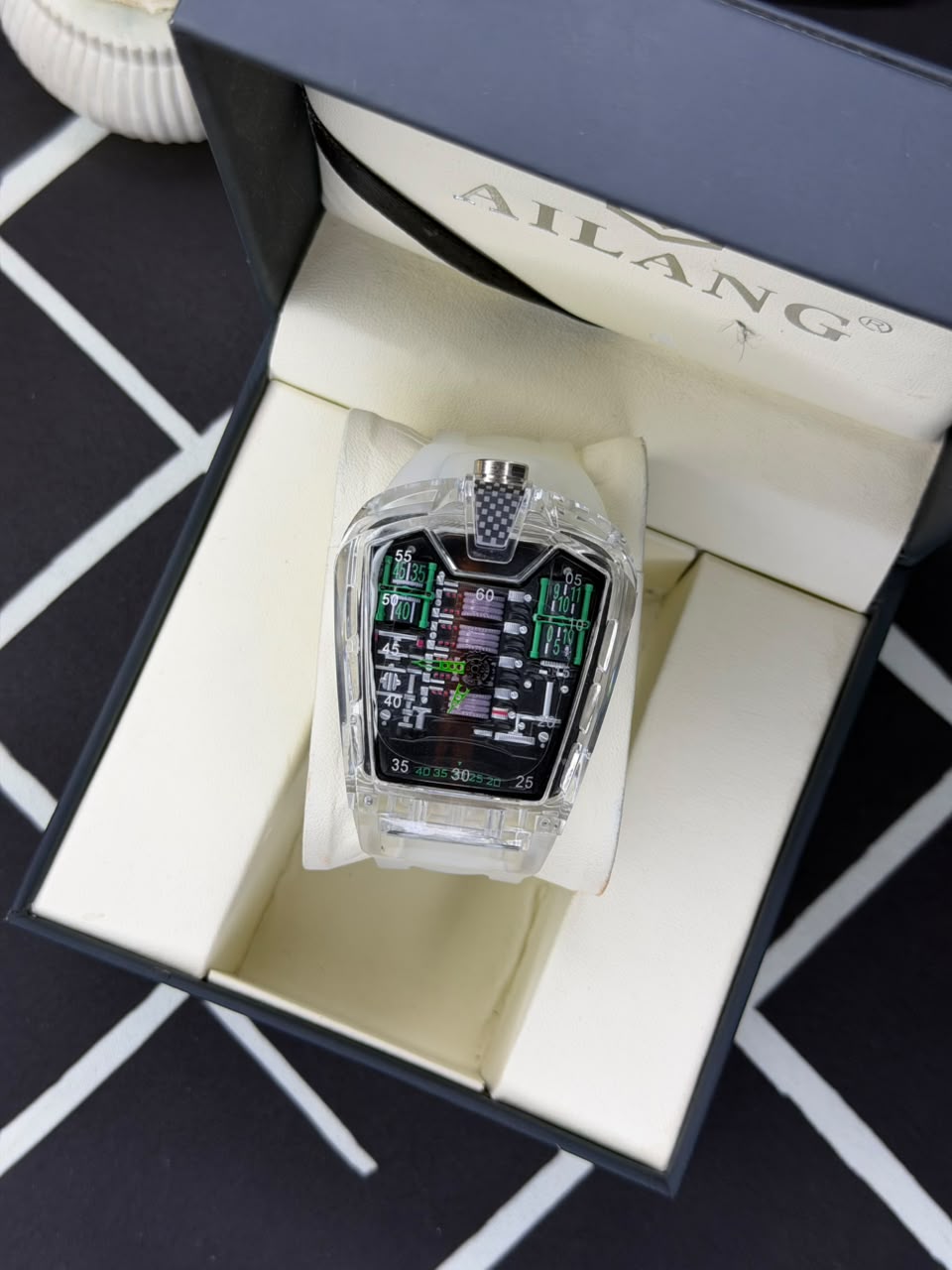 Fer-rari Silicone Straps Men,s Watch