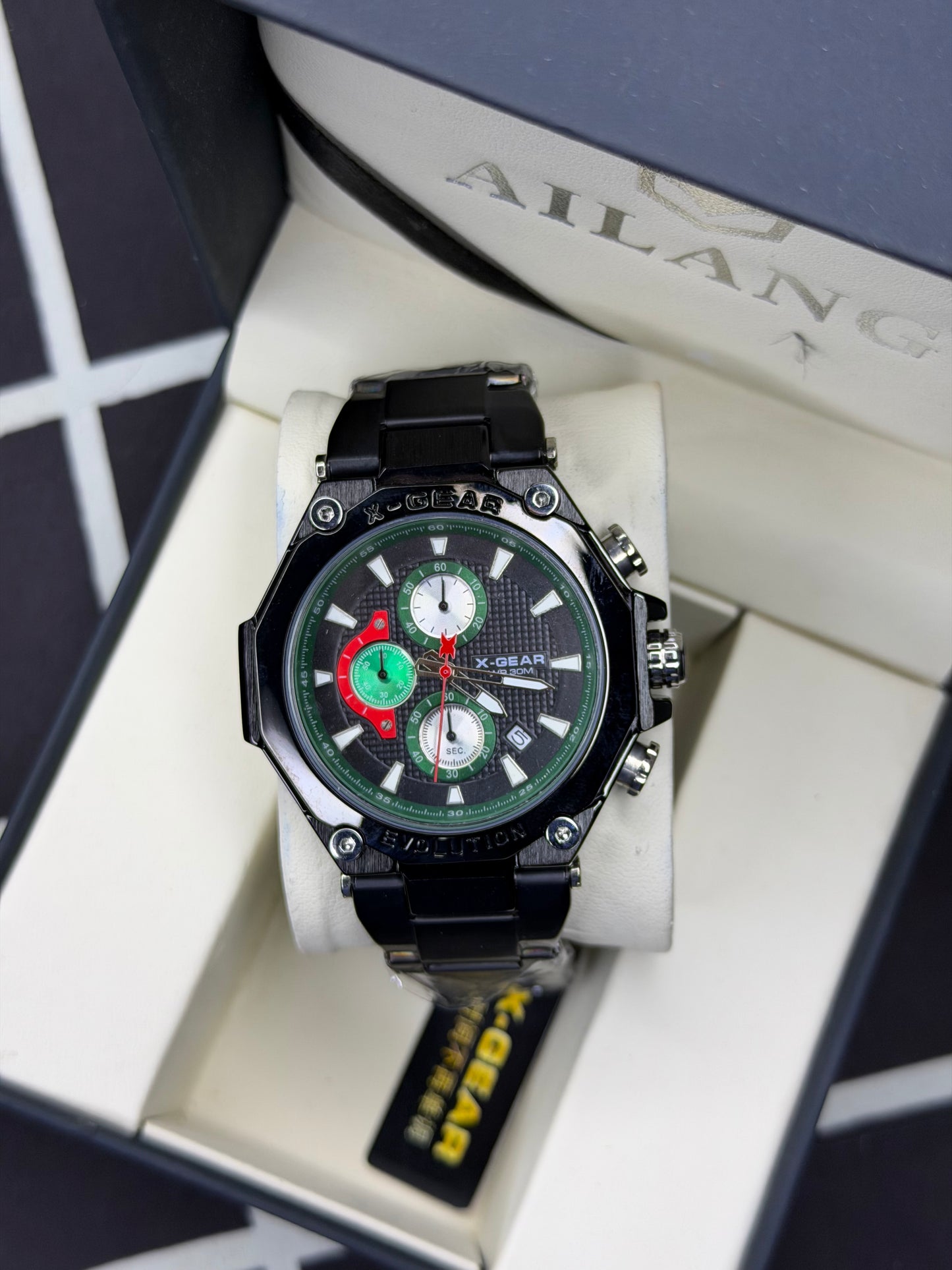 X Gear Men’s Stainless Steel Bracelet Watch – Premium Heavyweight Edition