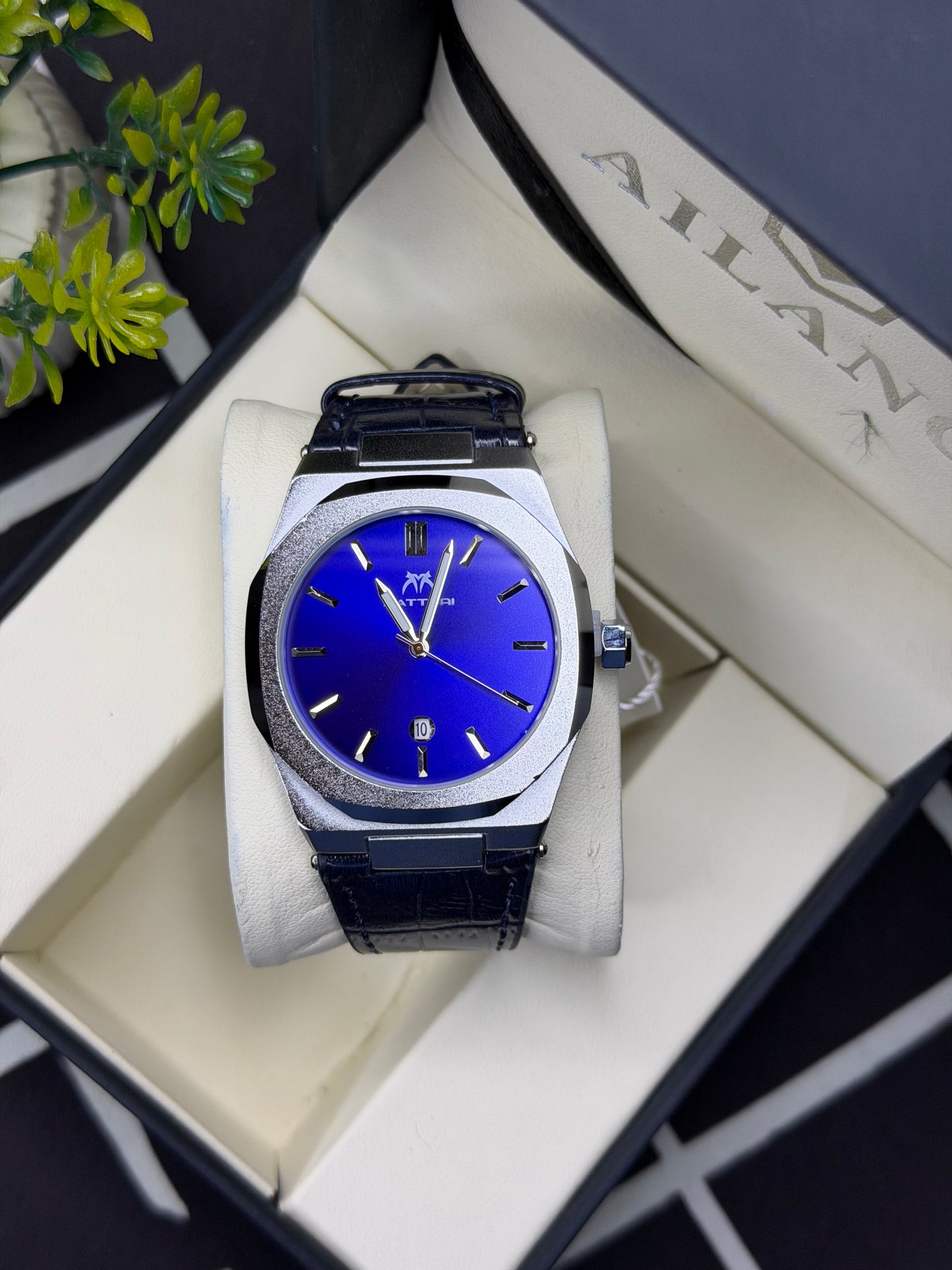 Matturi Sleek Steel Dial Watch