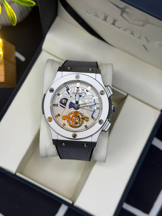 HB Semi Auto Pendulum Swing Men,s Watch